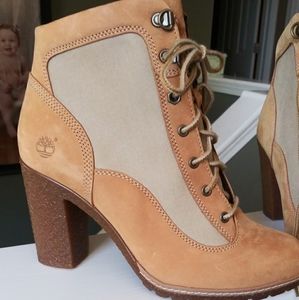Timberland chunky heel boots